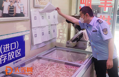 科苑市场监管所开展肉类市场专项检查